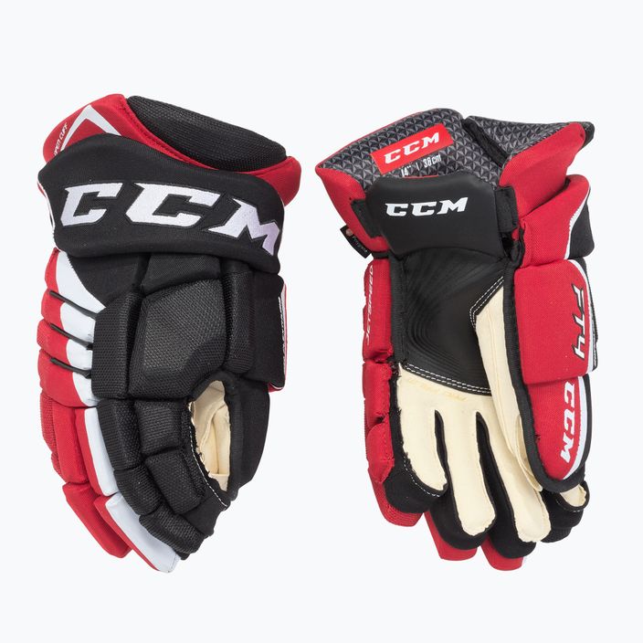 Рукавиці хокейні CCM JetSpeed FT4 SR black/red/white 2