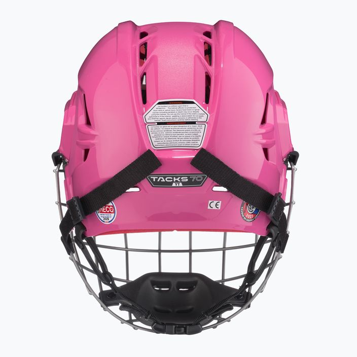 Шолом хокейний дитячий CCM Tacks 70 Combo pink 4