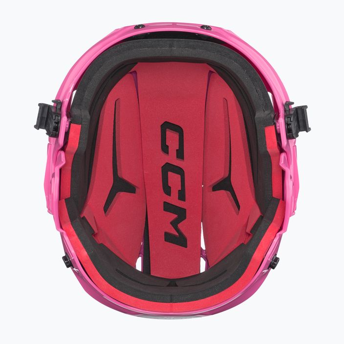 Шолом хокейний дитячий CCM Tacks 70 Combo pink 5