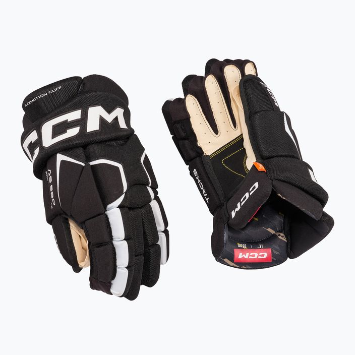 Рукавиці хокейні CCM Tacks AS-580 SR black/white