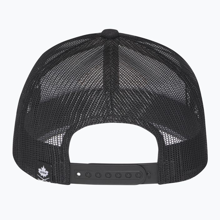 Бейсболка CCM Meshback Trucker black 3