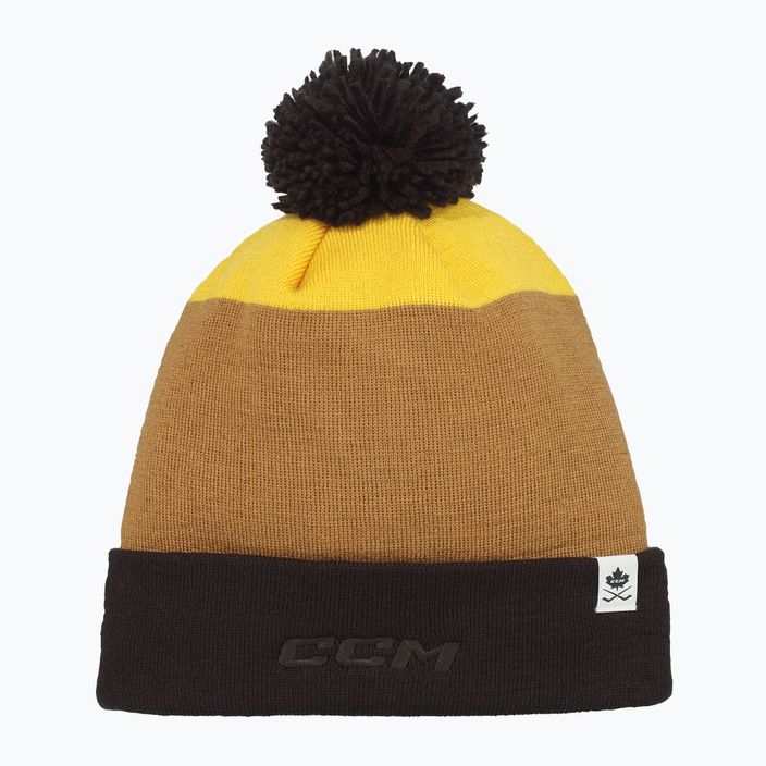 Шапка зимова CCM Pom Knit black