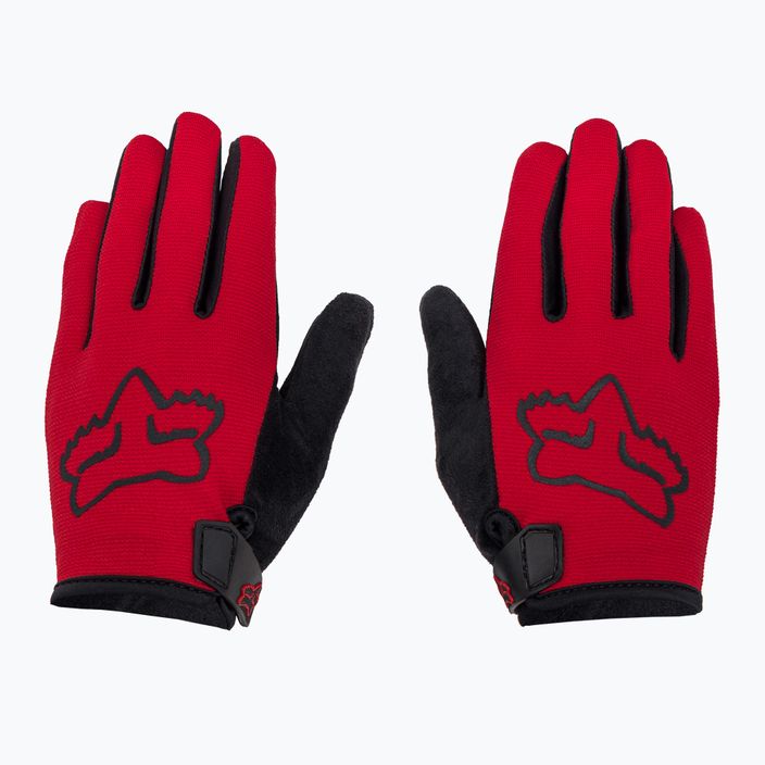Велосипедні рукавиці дитячі Fox Racing Ranger чорно-червоні 27389 3