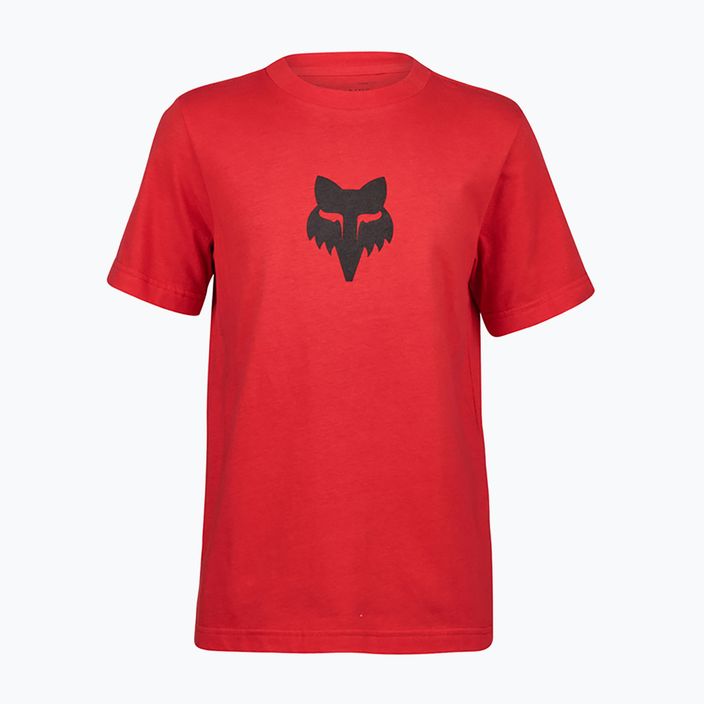 Дитяча футболка Fox Racing Fox Legacy Jr полум'яно-червона