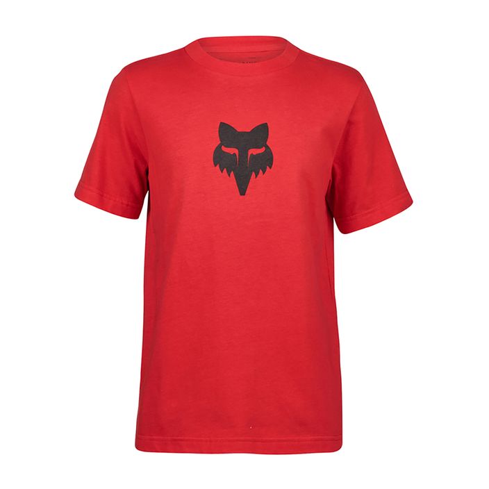 Дитяча футболка Fox Racing Fox Legacy Jr полум'яно-червона 2