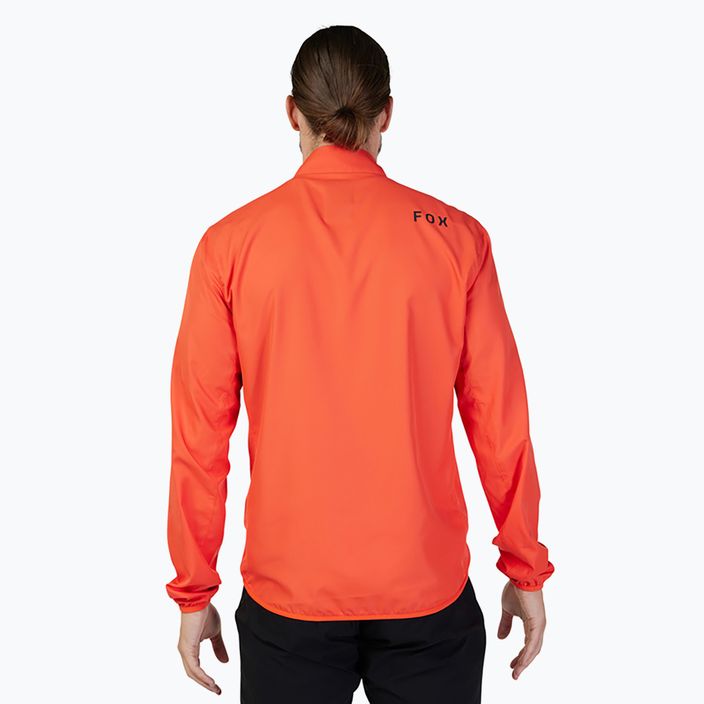 Чоловіча велосипедна куртка Fox Racing Ranger Wind помаранчеве полум'я 2