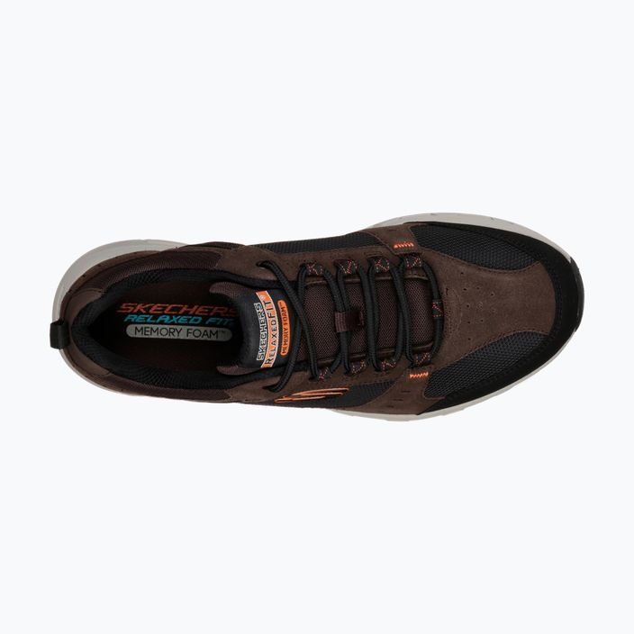 Чоловічі трекінгові черевики SKECHERS Oak Canyon шоколадно-чорні 11