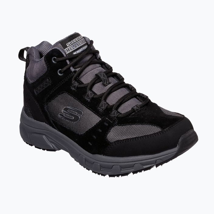 Чоловічі трекінгові черевики SKECHERS Oak Canyon Ironhide black/charcoal 7