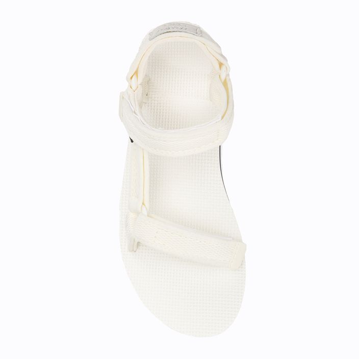 Яскраві білі жіночі трекінгові сандалі Teva Flatform Universal Mesh Print 6