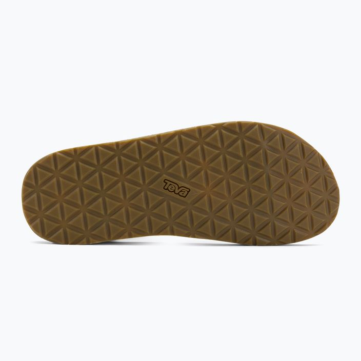 Чоловічі трекінгові сандалі Teva Original Universal Leather паленої оливкової шкіри 5