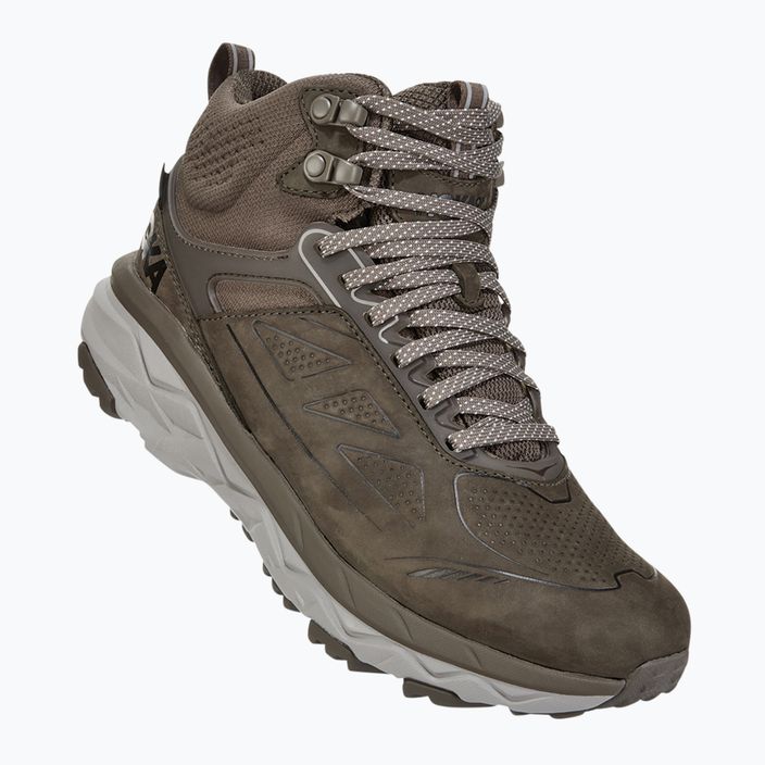 Жіночі туристичні черевики HOKA Challenger Mid GTX major brown/heather 8