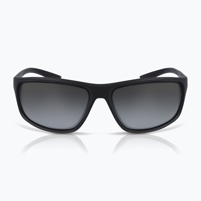 Чоловічі сонцезахисні окуляри Nike Adrenaline матові чорні/сірі з сріблястим дзеркалом 2