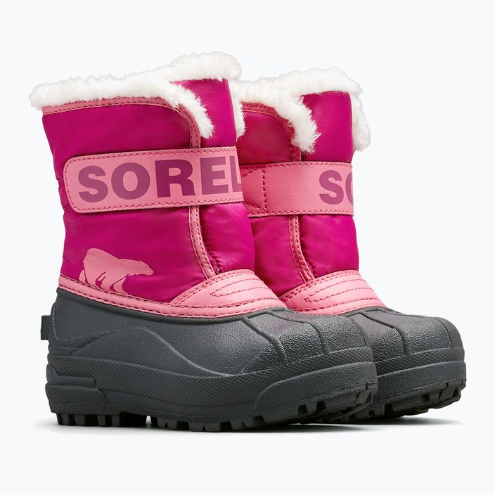 Снігоступи підліткові Sorel Snow Coммander tropic pink/deep blush 9
