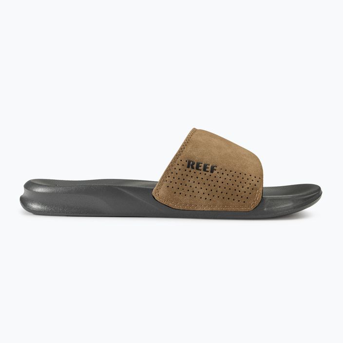 Шльопанці чоловічі REEF One Slide grey/tan 2