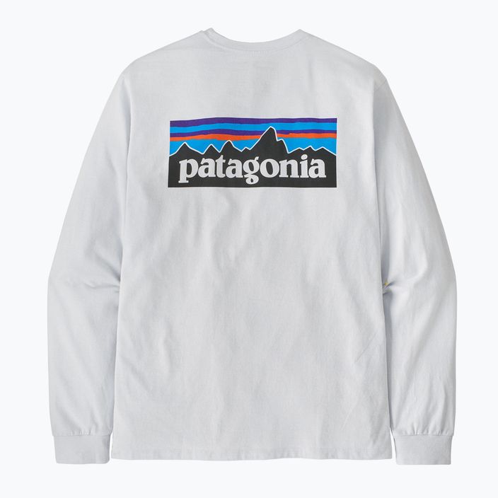 Кофта чоловіча Patagonia P-6 Logo Responsibili white 5