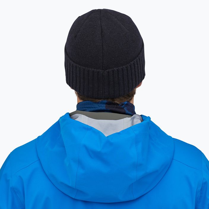 Зимова шапка-бини Patagonia Brodeo Beanie з логотипом у вигляді хребта / класичний темно-синій 4