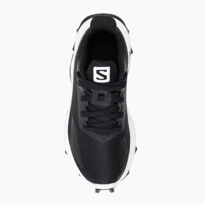 Кросівки для бігу дитячі Salomon Alphacross Blast black/white/black 6