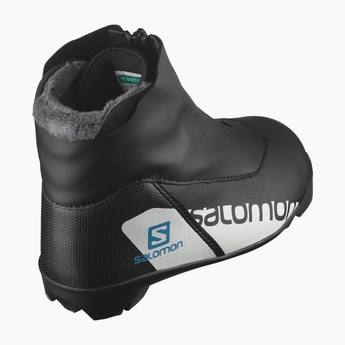 Дитячі бігові лижні черевики Salomon RC Jr чорні/сині 9