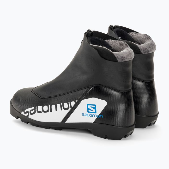 Дитячі бігові лижні черевики Salomon RC Jr чорні/сині 3