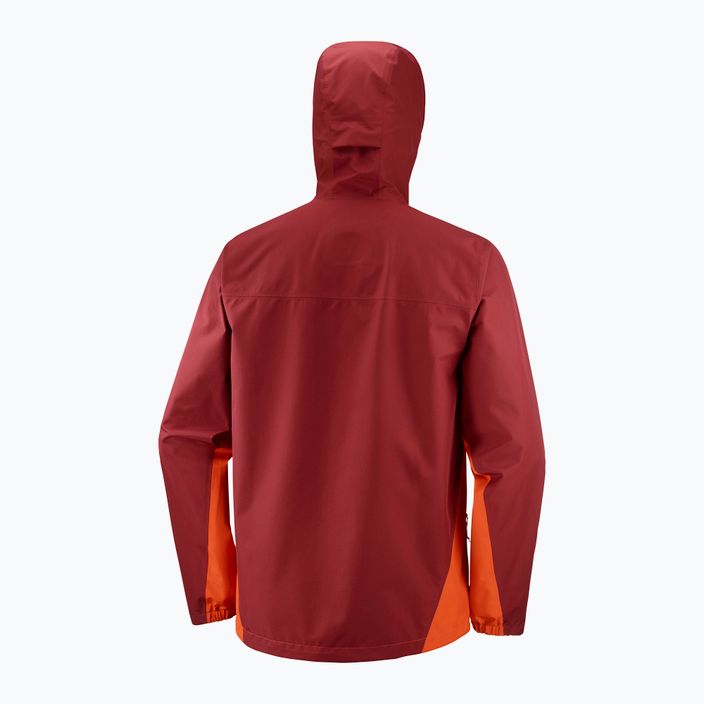 Куртка дощовик чоловіча Salomon Outline GTX 2.5L червона LC1703000 5