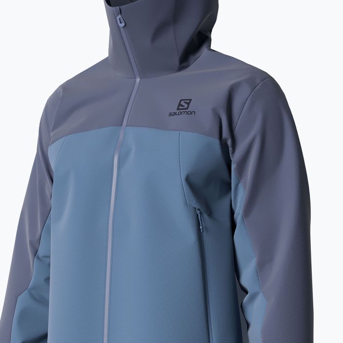 Куртка дощовик чоловіча Salomon Outline GTX 2.5L синя LC1702900 5