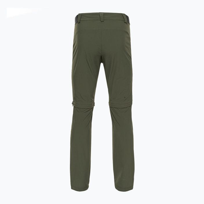 Трекінгові штани чоловічі Salomon Wayfarer Zip Off зелені LC1741100 4