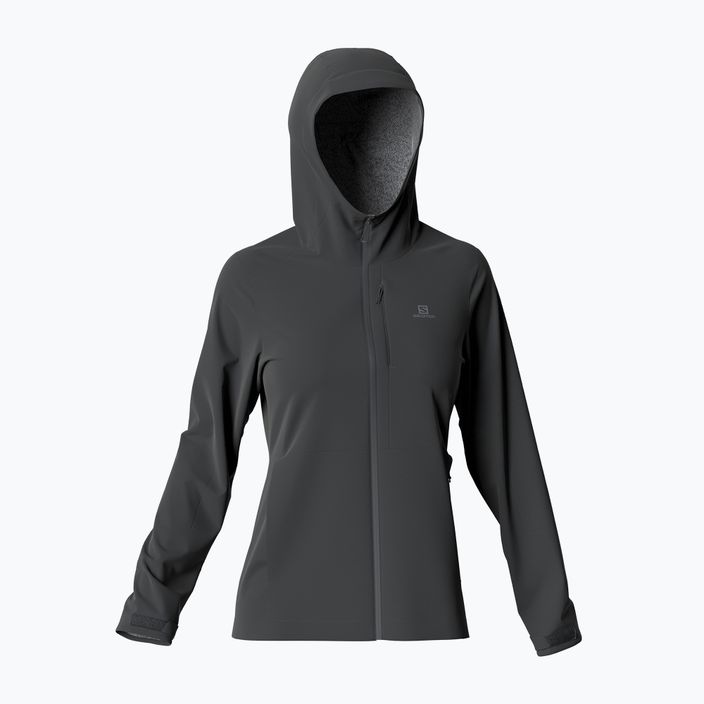 Куртка дощовик жіноча Salomon Outrack WP чорна LC1709000 2