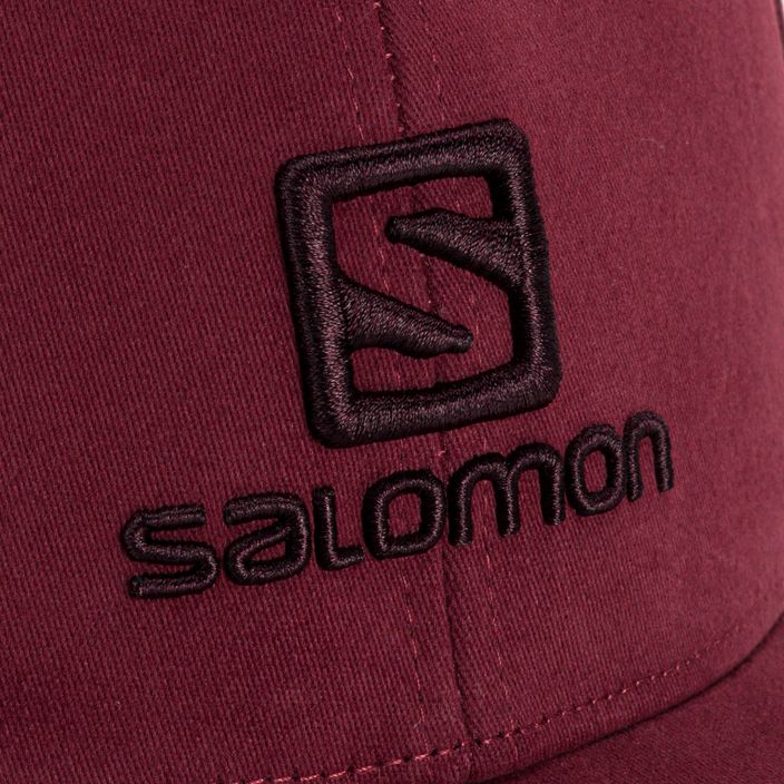 Бейсболка Salomon Logo червона LC1682400 5