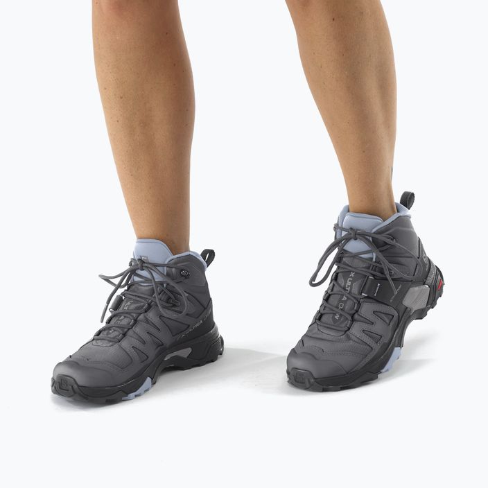 Взуття трекінгове жіноче Salomon X Ultra 4 Mid GTX magnet/black/zen 16