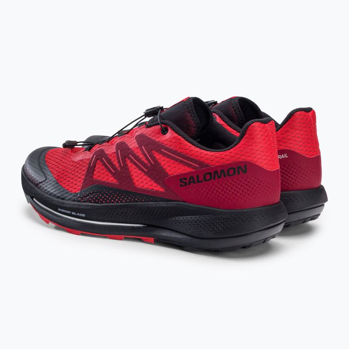 Кросівки для бігу чоловічі Salomon Pulsar Trail poppy red/bird/black 3