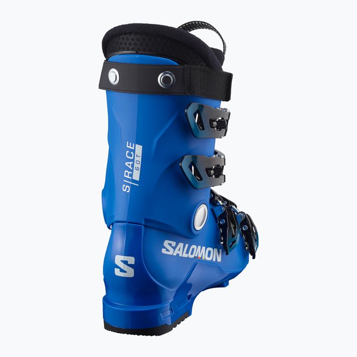 Дитячі гірськолижні черевики Salomon S Race 60 T L гоночні сині/білі/синій 8