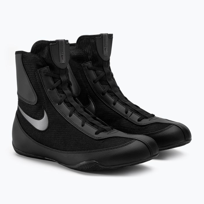 Боксерські кросівки боксерки Nike Machomai 2 black/metalic dark grey 4