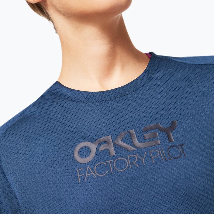 Велофутболка жіноча Oakley Factory Pilot синя FOA500224 6