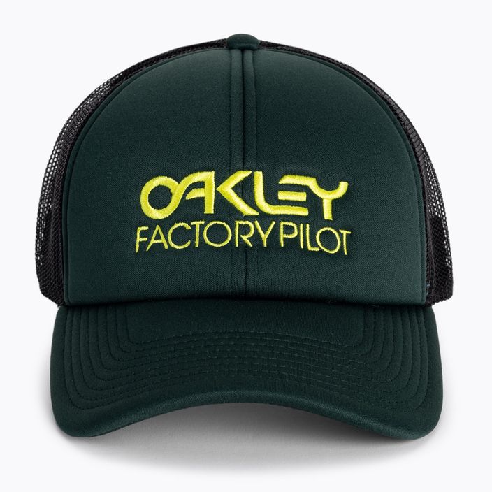 Бейсболка чоловіча Oakley Factory Pilot Trucker зелена FOS900510 4