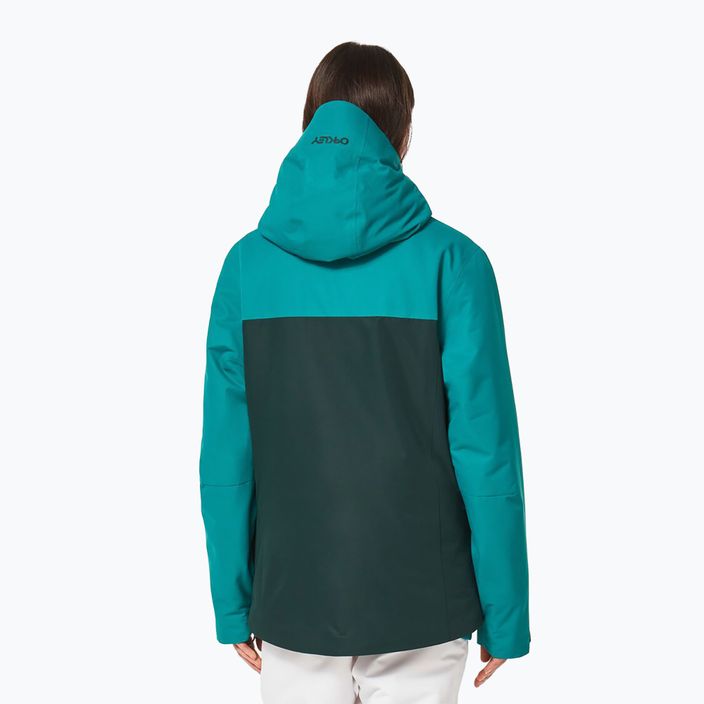 Куртка сноубордична жіноча Oakley Holly Anorak зелена FOA500124 2