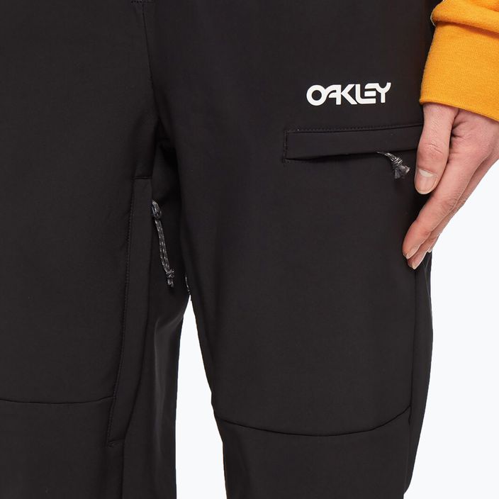 Штани сноубордичні жіночі Oakley TC Dharma Softshell Bib чорні FOA500279 3