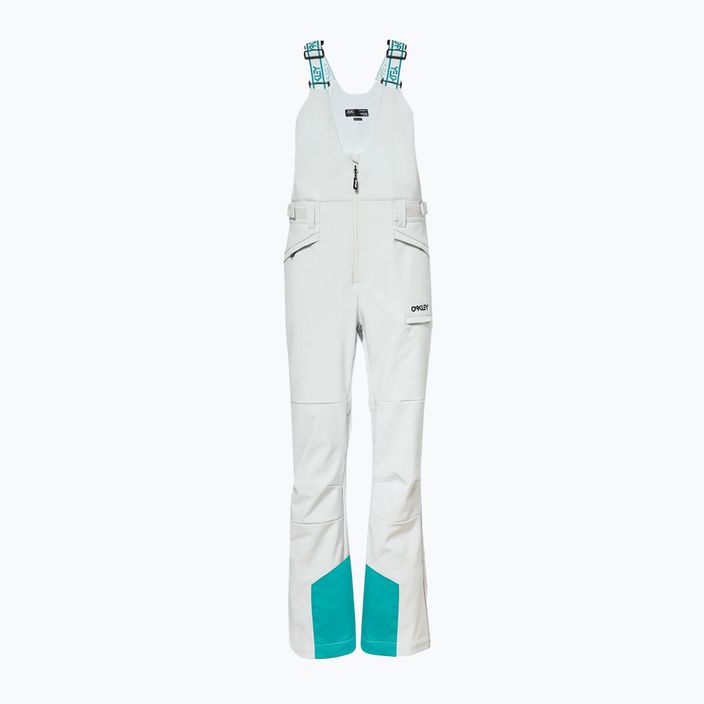Штани сноубордичні жіночі Oakley TC Dharma Softshell Bib білі FOA500279 9