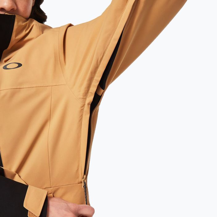 Куртка сноубордична жіноча Oakley Camellia Core Insulated коричнева FOA500281 6