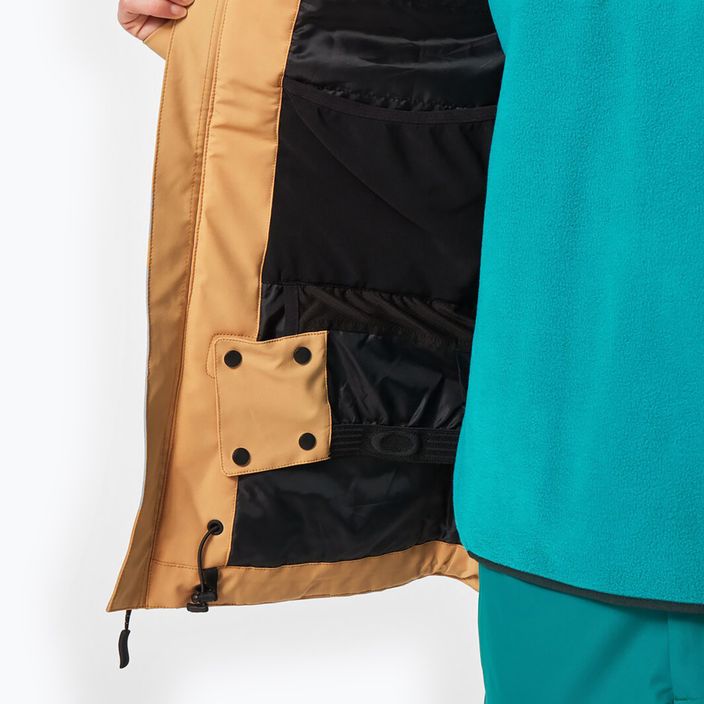 Куртка сноубордична жіноча Oakley Camellia Core Insulated коричнева FOA500281 7