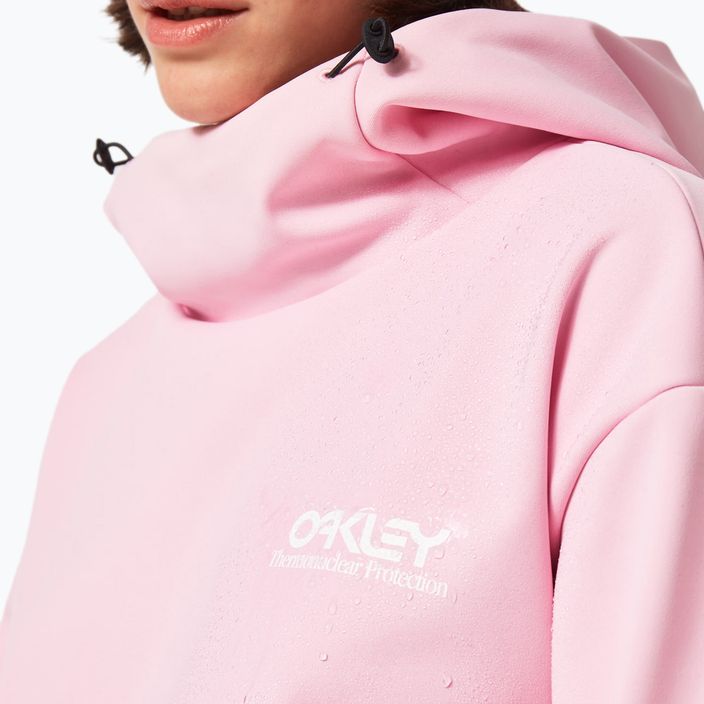 Кофта сноубордична жіноча Oakley Park RC Softshell Hoodie рожева FOA500320 7