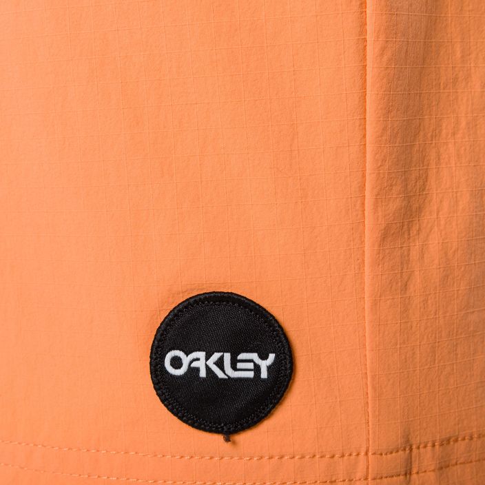 Шорти для плавання чоловічі Oakley Oneblock 18" помаранчеві FOA40430173K 3