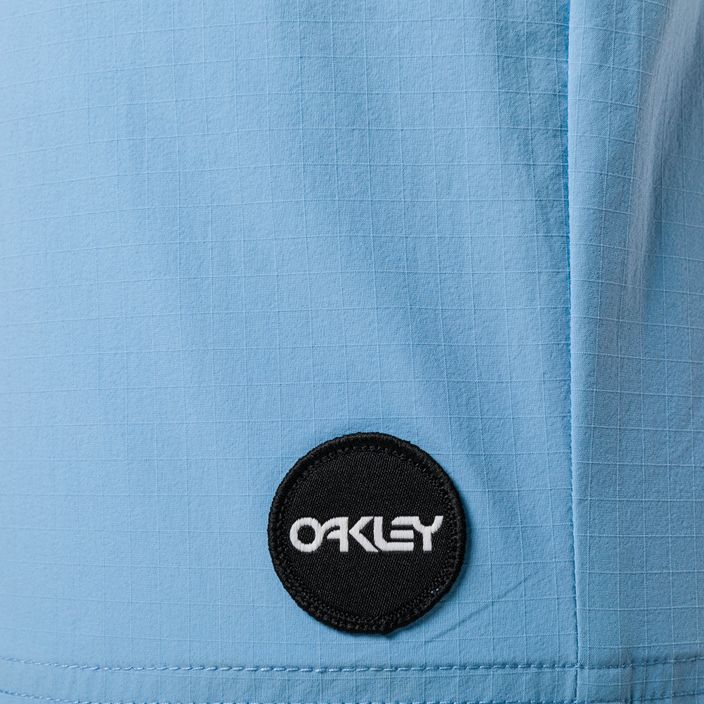 Шорти для плавання чоловічі Oakley Oneblock 18" блакитні FOA4043016EK 3