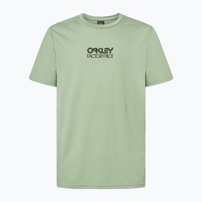 Велофутболка чоловіча Oakley Factory Pilot Ss Tee зелена FOA404507