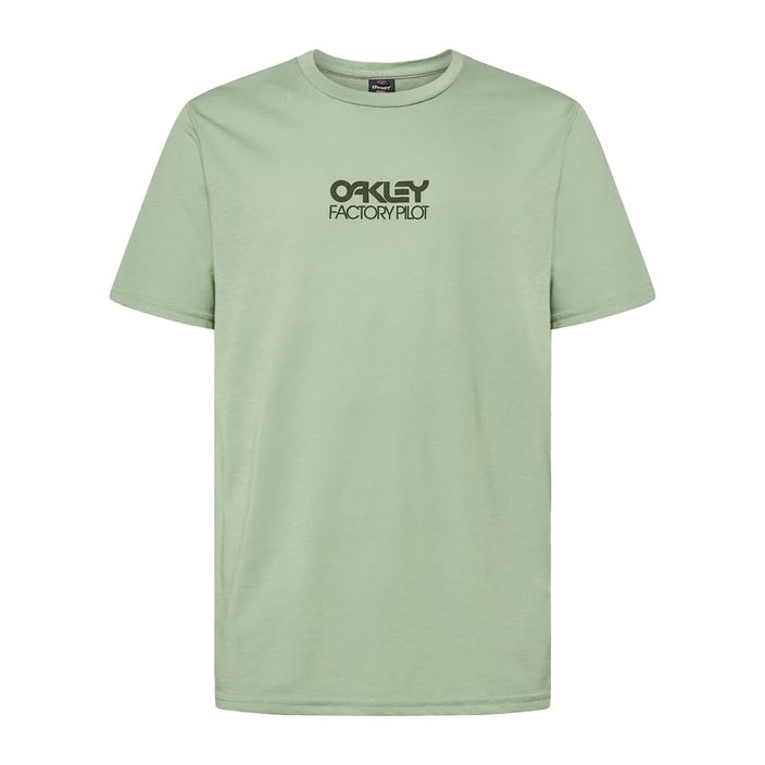 Велофутболка чоловіча Oakley Factory Pilot Ss Tee зелена FOA404507 2