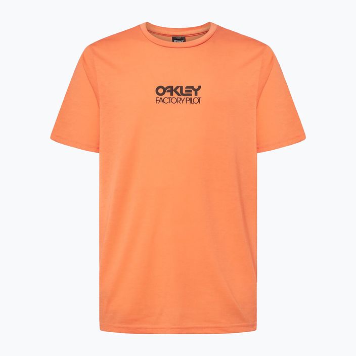 Велофутболка чоловіча Oakley Factory Pilot Ss Tee помаранчева FOA404507