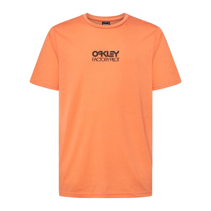 Велофутболка чоловіча Oakley Factory Pilot Ss Tee помаранчева FOA404507 2