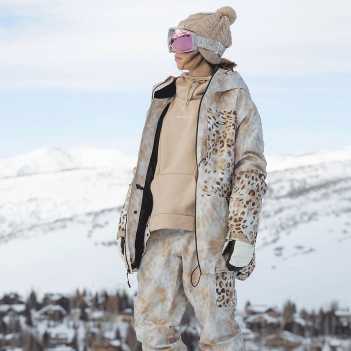 Жіноча сноубордична куртка Oakley TC Juno Reduct Shell з принтом cheeta td 7