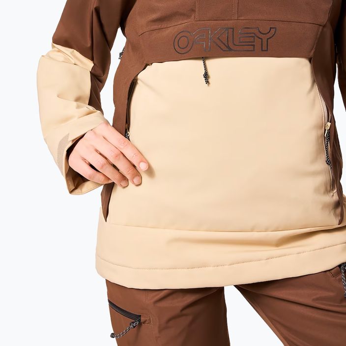 Куртка сноубордична жіноча Oakley WMNS TNP TBT Isulated Anorak hummus/carafe 8