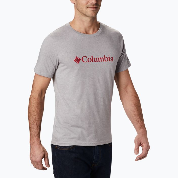 Футболка чоловіча Columbia CSC Basic Logo columbia grey heather 2