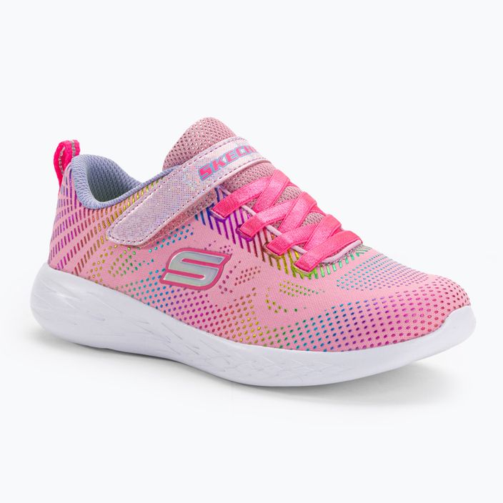 Дитячі кросівки SKECHERS Go Run 600 Shimmer Speeder світло-рожеві / мульти